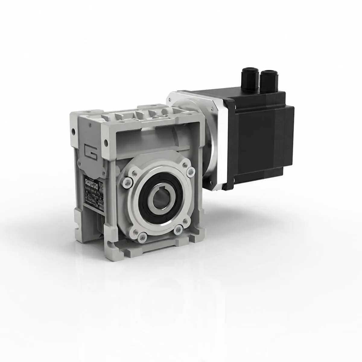 MiniTecno BLCM brushless DC wormgearmotor with die-cast aluminium worm gearbox and brushless motor