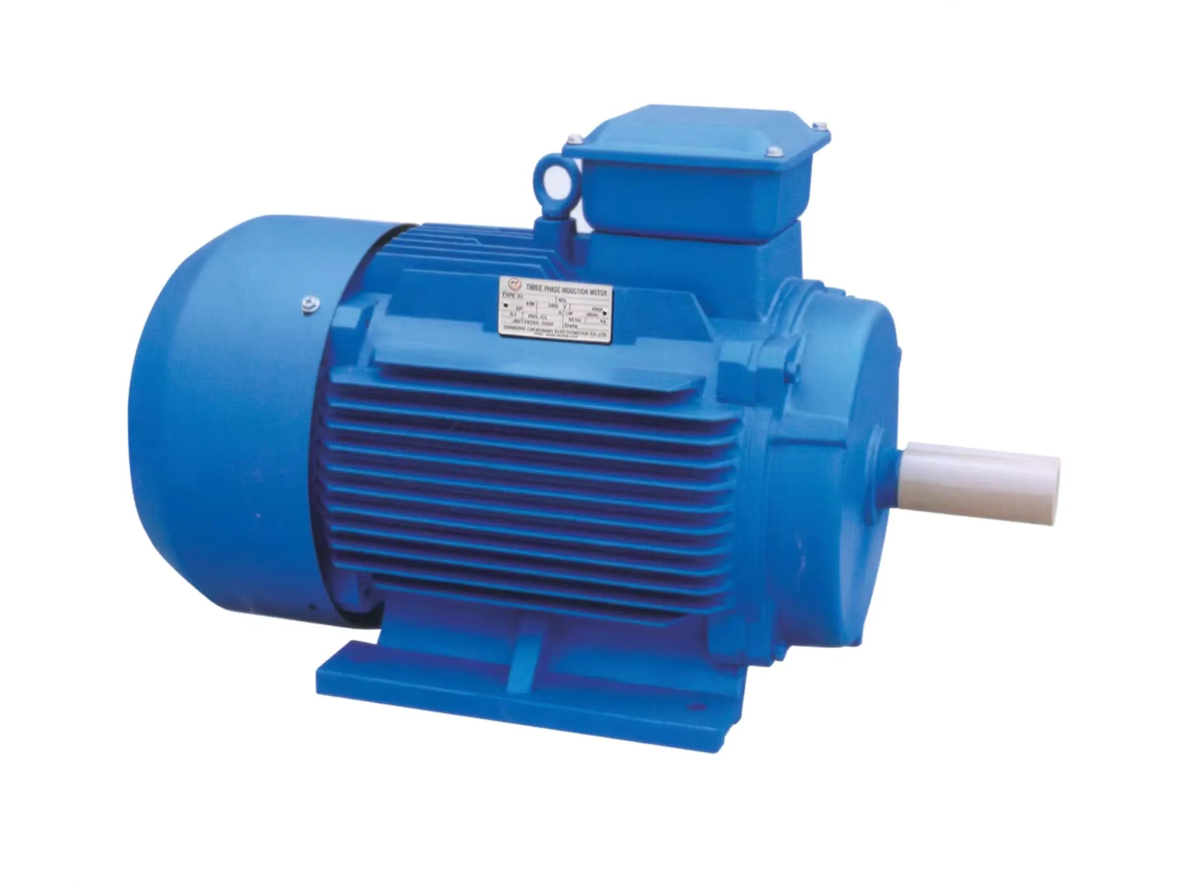 Industrial AC electric motor for machinery applications