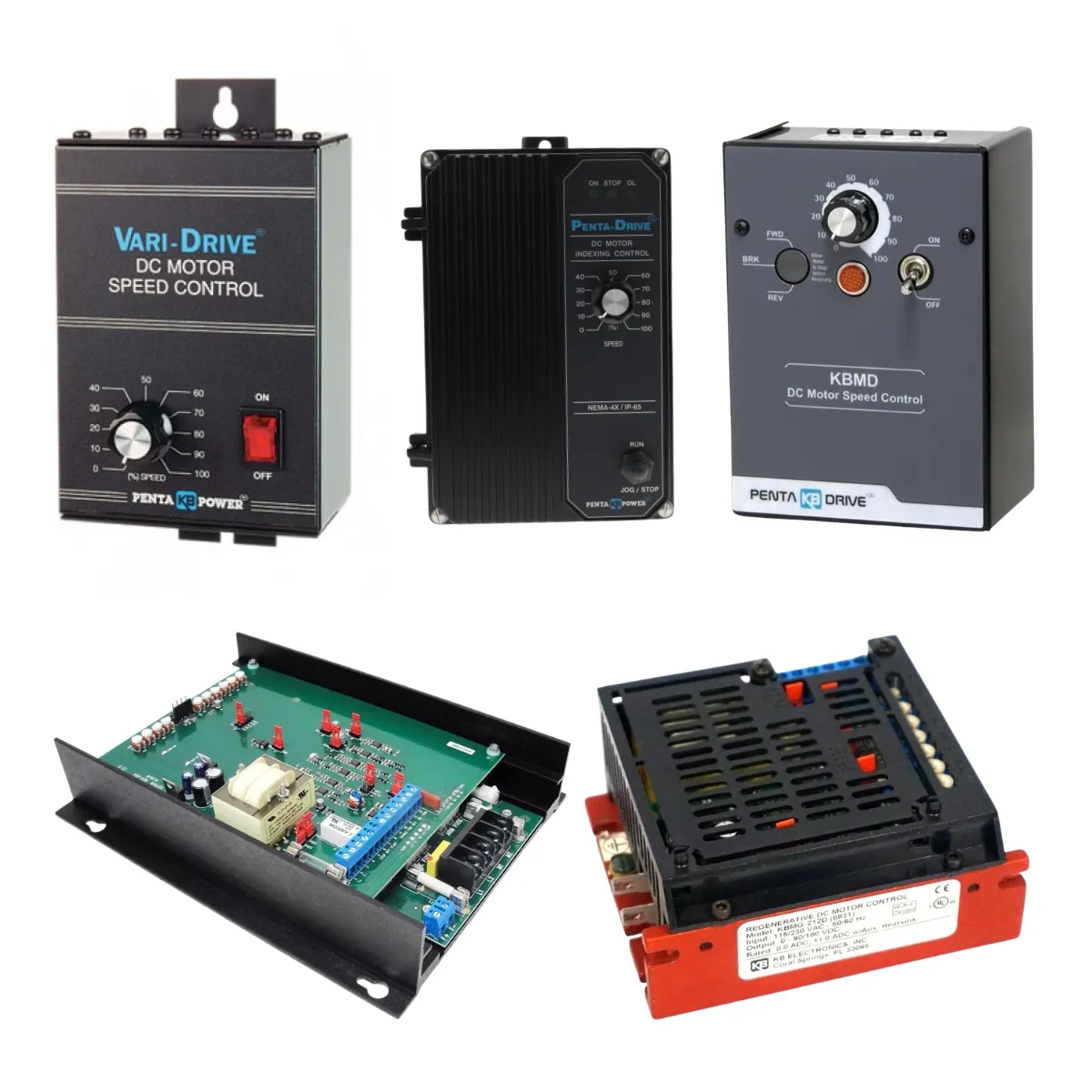 KB Electronics DC drive for industrial DC motor speed control