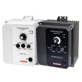 KB Electronics KBAC Hybrid Drive AC motor speed control units in gray and white die-cast enclosures