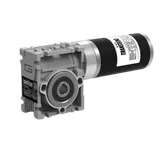 Transtecno ECM DC wormgearmotor with CM aluminium worm gearbox and ferrite permanent magnet DC motor