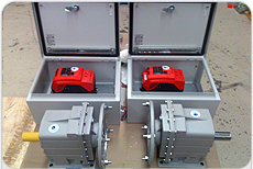 Carpet machine helicals with VSD — Motordrives Australia special project