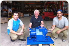 H122 inline helical — Motordrives Australia special project